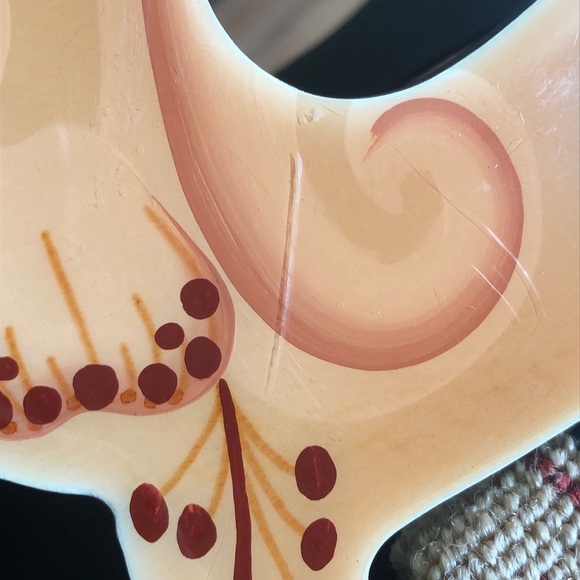 ‼️SOLD 1980’s Patricia Smith Moon Bag Needlepoint Hand Painted Lacquer Floral - Picture 6 of 10